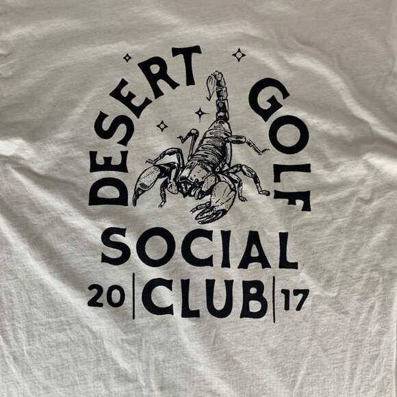 Bad Birdie Beige Desert Golf Social Club Short Sleeve Crewneck Shirt Mens Large - Picture 5 of 6
